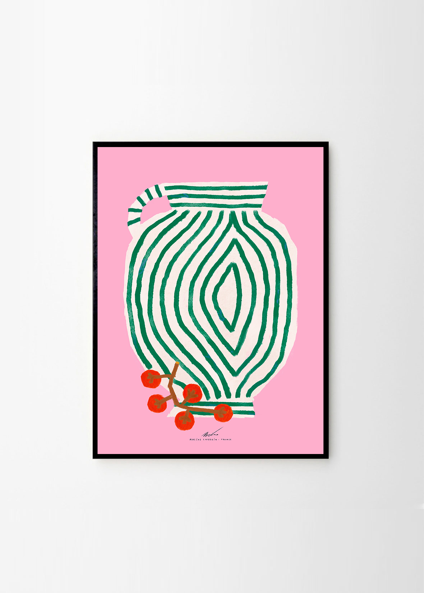 Poster/Tablou Vase and Currants, Matías Larrain